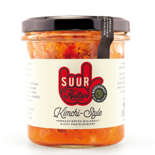 Fermentiertes Gemüse, Kimchi-Style, vegan