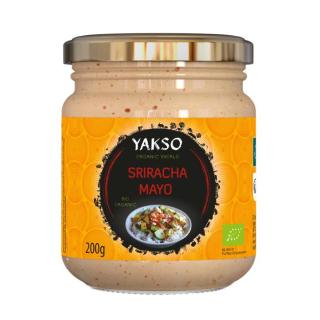 Sriracha mayonaise bio, 200 g Glas, Yakso