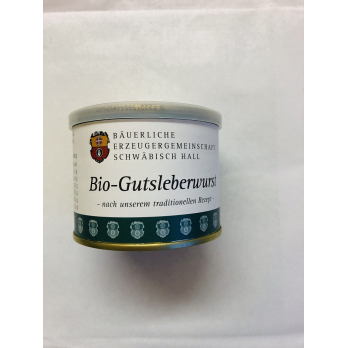 Leberwurst (Gutsleberwurst) in der Dose, Bäuerliche EZG