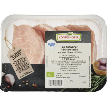 Minutensteaks, natur ca. 320 g