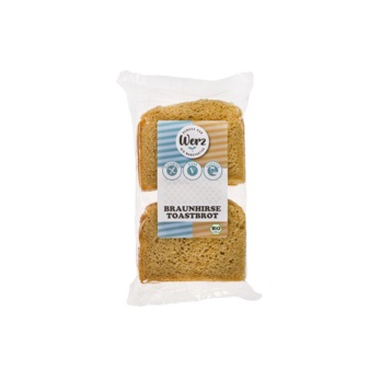 Braunhirse-Toastbrot (glutenfrei), 4 x 250 g
