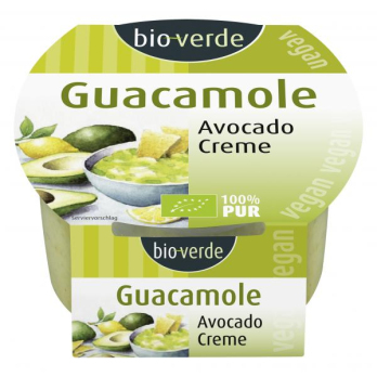 Guacamole vegan, bio-verde  150 gr Becher