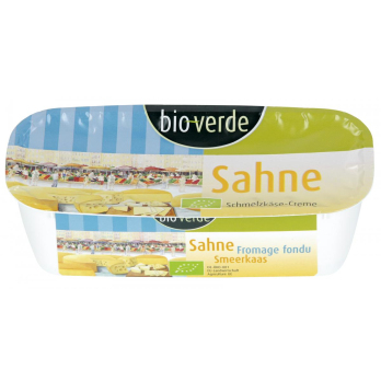 Sahne Schmelzkäse, bio-verde, 175 gr Becher