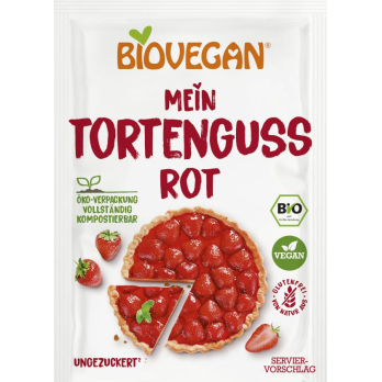 Tortenguss rot, 2x 7 gr Biovegan Käthes Bio