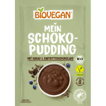 Schoko Pudding Pulver, mit Kokosblütenzucker Biovegan