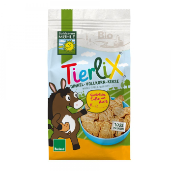 TierliX Dinkelkekse, 125 gr Packung