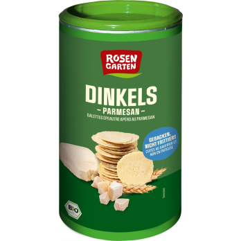 Dinkels Parmesan-Knusperscheiben