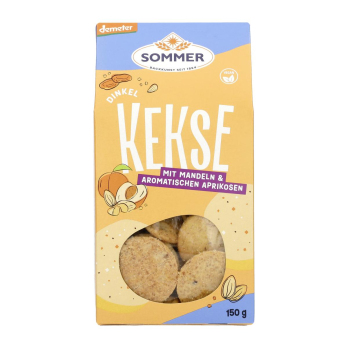 Dinkel Mandel-Aprikose Kekse, 150 g Packung