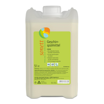 Sonett Geschirrspülmittel Lemon, 5 ltr Kanister