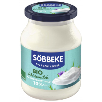 Rahmjoghurt, 10 % mild, 500 g Glas, von Söbbeke