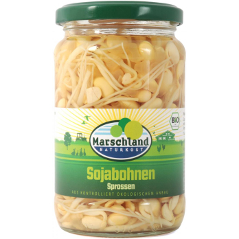 Sojabohnensprossen, 330 gr Glas