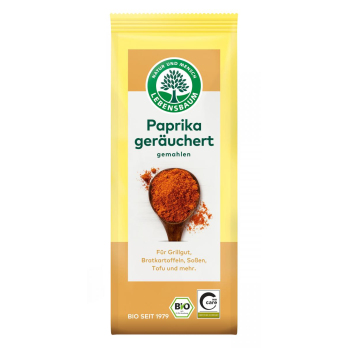 Paprika geräuchert gemahlen, Lebensbaum, 50 g Packung