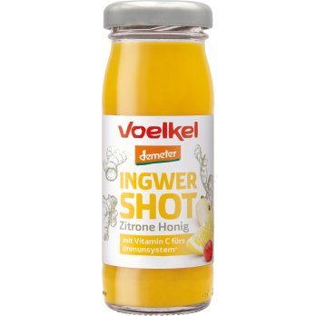 Shot Ingwer & Zitrone Honig, 95 ml Voelkel
