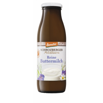 Buttermilch, Schrozberg, 0,5 l Flasche