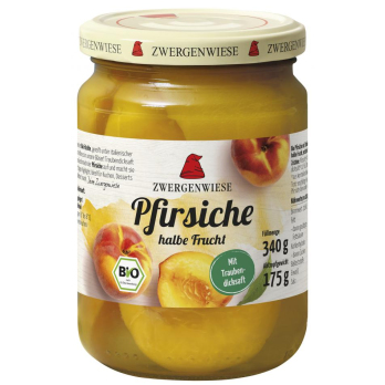 Pfirsiche, 340 g Glas, Zwergenwiese