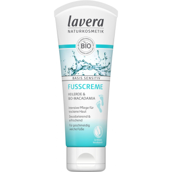 Fusscreme, lavera basis sensitiv 75 ml Tube