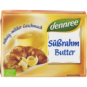 Butter Süßrahmbutter, dennree