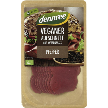 Veganer Aufschnitt  - Pfeffer,