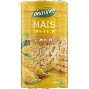Maiswaffeln ungesalzen, 120 gr Packung