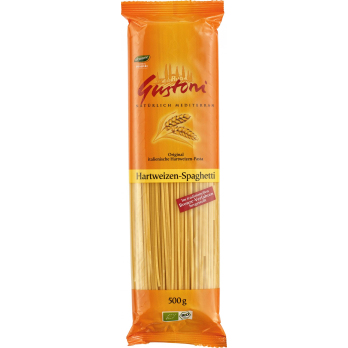Spaghetti aus Hartweizen, Gustoni