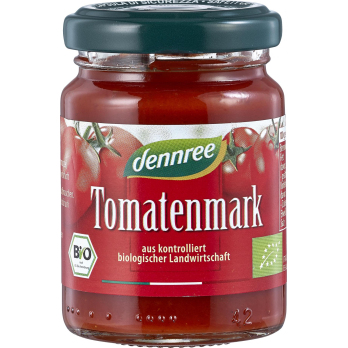 Tomatenmark, dennree 100 g Glas