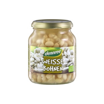 Weiße Bohnen im Glas