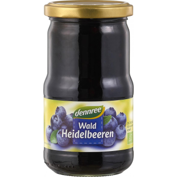 Waldheidelbeeren, 350 gr Glas dennree