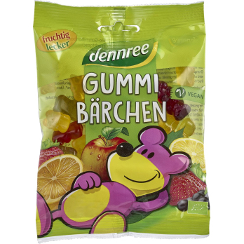 Gummibärchen vegan, 100 g dennree