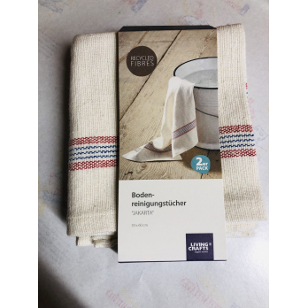 Bodenreinigungstücher, 50x60 cm, natural, 2 St Packung