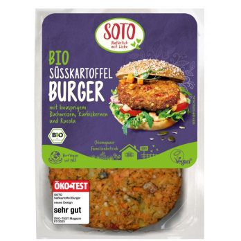 Burger Süßkartoffeln, vegan
