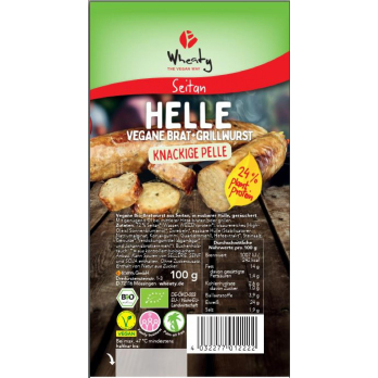 Helle Bratwust von Wheaty, 100 g Packung