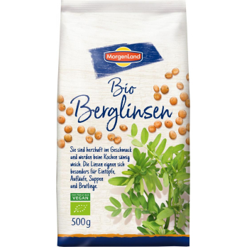 Berglinsen, Morgenland 500 gr Packung