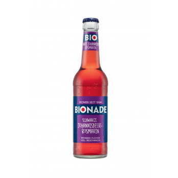 Bionade Schwarze Johannisbeere Rosmarin, (12 x 0,33 l)