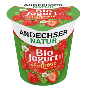 Fruchtjoghurt Erdbeere 3,8%, 150 g Andechser