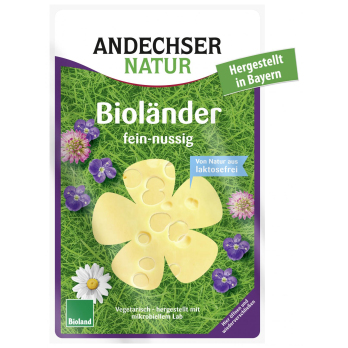 Bioländer Scheibenkäse, 45 % Fett