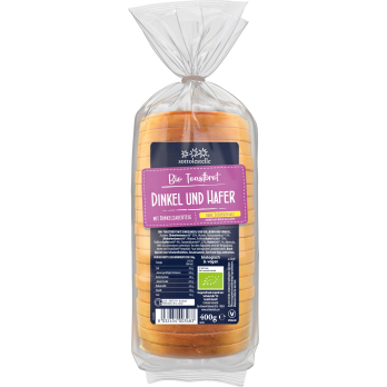 Toastbrot Dinkel & Hafer, 400 g