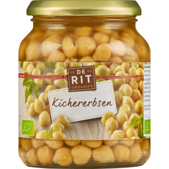 Kichererbsen im Glas